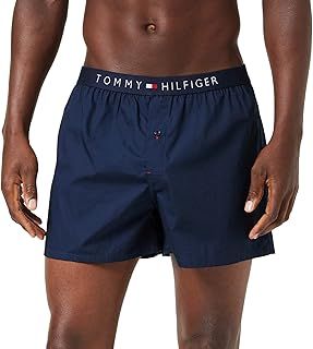Tommy Hilfiger Men's Cotton Woven Boxer Icon