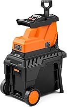 GT10 Quiet Garden Shredder, 8-Teeth Roller Blade, Crush up to 40mm, Brushless 2500W Motor, 88dB, 55L Collection Box, 18:1 Shredding Ratio, Hassle-Free Shredding of Wood & Garden Debris
