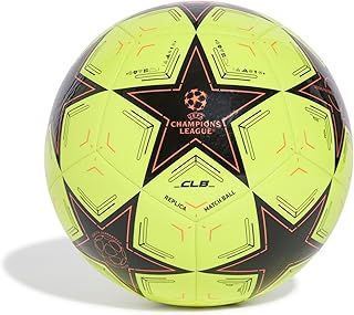 adidas, Epp Clb, Soccer Ball, White/Screaming Green, 5, Adult Unisex