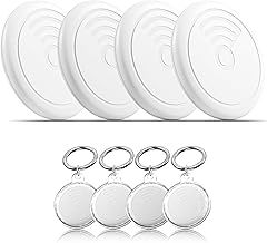 Luggage Tracker,Tags 4 Pack Air Tracker Item Finder Works with Apple Find My (iOS Only) Track Your Keys,Wallet,Luggage and Backpack,Super Lightweight,Replaceable Battery with Waterproof Case (4)