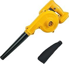 Cordless Leaf Blower for Dewalt 20V Battery, 2-in-1,Speed of 17000 RPM, Electric Jobsite Air Blower for Garden Leaf Blowing, Car, Corner Dust Clearing（Batteries not Included）