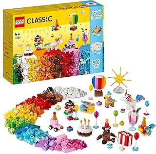 LEGO Classic Creative Party Box Bricks Set, Family Games to Play Together, Includes 12 Mini-Build Toys: Teddy Bear, Clown, Unicorn, Fun for All Aged 5 Plus 11029