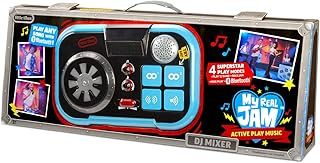 Little Tikes My Real Jam DJ Table - Toy DJ Mixing Table with Case - Four Play Modes, Volume Control, Bluetooth Connectivity - Encourages Imaginative and Creative Play - For Kids Ages 3plus