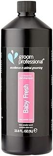 GROOM PROFESSIONAL Baby Fresh Dog Shampoo - Soothing Baby Powder Dog Shampoo - Gentle for Sensitive or Itchy Skin - Removes Dandruff & Smelly Puppy Odours, w/Aloe Vera to Help Itching Relief, 1L