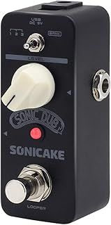 SONICAKE Looper Guitar Effects Pedal Loop Station Recording Loop Pedal Sonic Dub