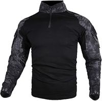 zuoxiangru Tactical Combat Shirt, Ripstop Breathable Multicam T Shirt for Hunting Military Airsoft