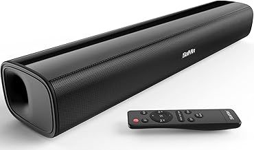 Saiyin DS6301 Soundbar for TV, 40W, Bluetooth 5.3/Optical/AUX, Black, Modern Style, 17 Inch