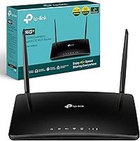 TP-Link Archer MR600 AC1200Mbps 4G+ Cat6 Wireless Dual Band 4G Router With Sim Slot, SIM Slot Unlocked, MU-MIMO technology, WiFi Router Mode, No Configuration required,Guest Network & Parental Control