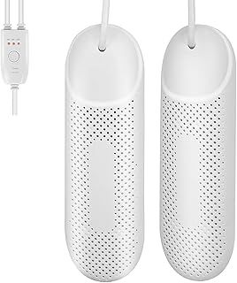 Electric Shoe Dryer for Ski Boots, Gloves, Socks in Winter/Rainy Days - Portable Footwear Dryer Machine to Dry Sweaty Shoes & Eliminate Bad Odor - 4/8/12 Hours Timed Auto Self Off