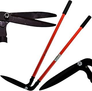 Nti 36" MARKSMAN Side Cutting Border Shears Grass Lawn Edge Cutter Home & Garden Hedge Trimmer Outdoor Gardening Extra Long Handled Soft Grip Edgers Carbon Steel Hand Tools UK FREE P&P