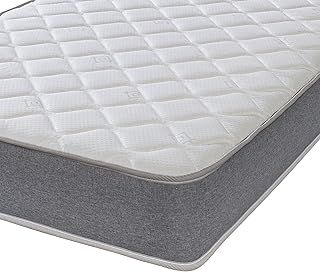 Extreme Comfort Hybrid Grey Essentials Mattress | 3ft Single (90cm x 190cm) | Memory Foam & Bonnell Spring | Plush Feel | Cooltouch Plus Sleep Surface | 18cm Deep | Grey | Maximum Value