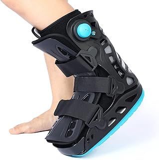 GHORTHOUD Air Cam Walker Fracture Boot, Inflatable Walking Boot, Short Walker Brace for Sprained Ankle, Foot Pain Recovery, Broken Foot, Achilles Tendonitis(Medium)