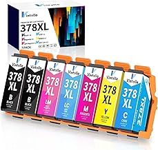 378XL Ink Cartridges Multipack Replacement for Epson 378 Ink Cartridges Multipack for Epson Expression Photo XP-8500 XP-8505 XP-8600 XP-8605 XP-8700 XP-8000 XP-8005 XP-15000 Printer (7-Pack)