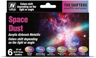 AV Vallejo Eccentric Colors - The Shifters - Space Dust (6),17 ml (Pack of 6)