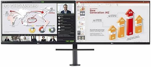 LG MONITOR Dual 27"" 27QP88D ERGO QHD IPS HMDI DP USB-C Spk