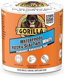 Gorilla Waterproof Patch & Seal Tape White 3m