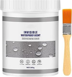 300g Invisible Waterproof Anti-Leaking Sealant Agent, Transparent Waterproof Coating Agent, Waterproof Insulation Sealant, Coating Tile Trapping Repair Wall Mending Agent for Home Roof Bathroom