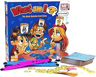 What Am I Family Card Game for Children | Quick Question Card Game Suitable for Adults and Kids