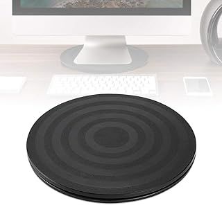 RMENOOR 360° Rotating Swivel Stand Turntable Heavy Duty Rotating Stand Lazy Susan with Steel Ball Bearings for TV Computer Monitor Laptop Speaker Pottery Sculpture Craft(8 Inch)