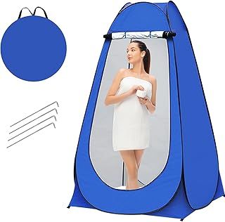 International® Pop-Up Changing Tent Camping Outdoor Portable Shower Toilet Changing Room Tent with Good Ventilation Easy to Put Up and Take Down