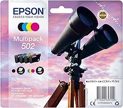 Epson 502 Binoculars Genuine Multipack, 4-colours Ink Cartridges