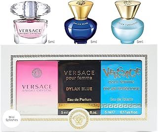 Versace Womens Mini Collection 2022 (3 x 5ml), 15 ml (Pack of 1), 15.0 millilitre, 5.0 milliliters