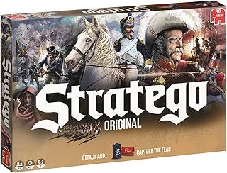 Jumbo, Stratego - Original, Strategy Board Game, 2 Players, Ages 8 Year Plus