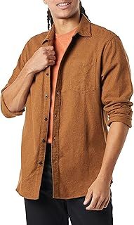 Amazon Essentials Men's Long-Sleeve Flannel Shirt (Available in Big & Tall)
