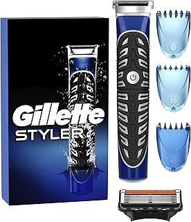 Gillette 4-in-1 Men's Precision Beard and Body Trimmer with 1 ProGlide Blade and 3 Comb