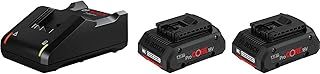 Bosch Professional 18V System Cordless 2x ProCORE18V 4.0Ah Batteries + GAL 18V-40 Charger