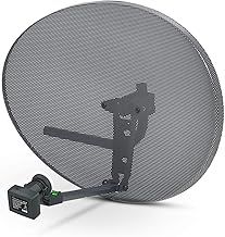 Zone 2 Satellite Dish & Twin LNB for Sky/FreeSat/Hotbird/Astra/Polesat