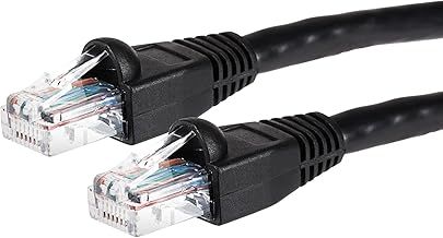 Maplin Ethernet Cable 50M Black CAT6 Gigabit LAN UTP Network Cable RJ45 High-Speed 10Gbps Compatible with Laptop/PC, CCTV, PS4/5, Xbox, Switch, Modem, Router, Smart TV, Printer, Sky Box, WiFi Extender