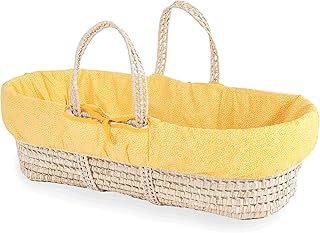 Clair de Lune Colour Pop Palm Moses Basket in SunshineYellow