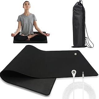 40x60 cm Grounding Well Mat, Universal Improved Sleep Earthing Sheets for Bed with Cord