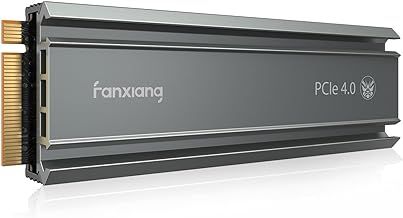 Fanxiang M.2 SSD - 2TB NVMe With Heatsink PCIe Gen4x4 2280, Up to 4800MB/s, 3D NAND TLC Dynamic SLC Cache, Internal Solid State Drive for PS5 Laptop Desktop PC