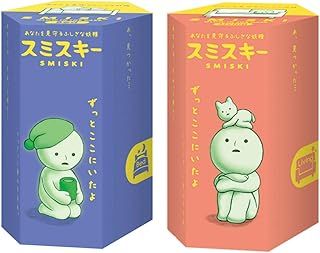 Smiski Glow in The Dark Mini Figure Set: Bed + Living Series, 2 Assorted Blind Box