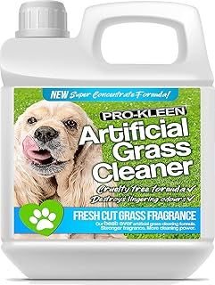 Pro-Kleen Artificial Grass Cleaner for Dogs and Pet Friendly Cruelty Free Disinfectant with Deodoriser 4 in 1 (10:1 Super Concentrate Makes 10 Litres) (Fresh Cut Grass, 1L)