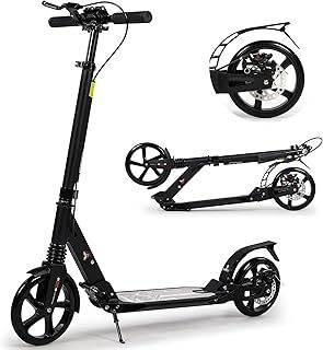 Kick Scooter for Kids Ages 8-12, 200mm Big Wheels Scooter for Adults with Disc Brakes, Adult Scooter with Carry Strap and Double Shock Absorption, Foldable Scooters for Teenagers15