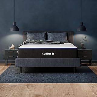 Nectar Single Mattress 25 cm - Medium-Firm Memory Foam - Quilted Cooling Cover - 365 Night Trial - Forever Warranty