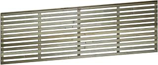 PGS VOGUE Trellis W.6ft (183cm) x H.2ft (80cm) Pergola Walls/Fence Panel Topper/Boundaty Divider/Capped Horizontal Slatted Trellis Panel Garden Fence Slats Traditional/Urban/Modern Design