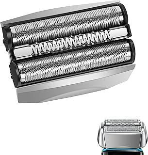 ACWOO Shaver Replacement Heads Compatible with All Braun Series 7 Shaver, 70S Electric Razors Shaver Head Compatible with Braun All Series 3 Electric Shavers, Easily Attach Your New Shaver Head, Black
