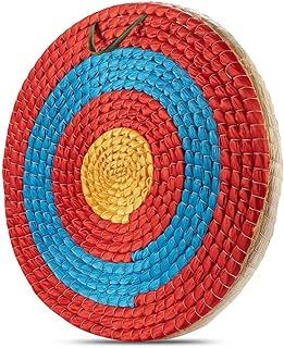 Archery Targets, Traditional Solid Straw Round Archery Target Stand, Hand-made Target Shooting Bow for Outdoor Shooting Practice, 2 Layer, Round Archery Target Bow Arrow Target