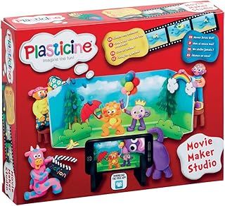 Movie Maker Studio – Create, Pose, and Animate Characters with Free App, Multicolour Non-Drying for Endless Fun, Easy Plug-In Parts, Perfect for Kids Ages 5+
