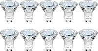 Lepro GU10 LED Bulbs, Cool White 5000K, 50W Halogen Spotlight Equivalent, 4W 325lm Energy Saving GU10 LED Light Bulbs, 100° Wide Beam, Non-dimmable, Pack of 10