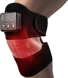 Heated Knee Massager, Wrap with Vibration for Knee & Shoulder Pain Relief, Arthritis, Torn Meniscus