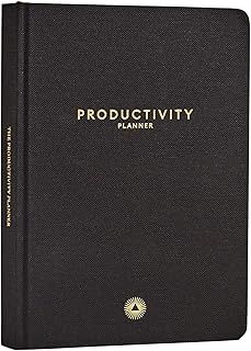 Productivity Planner 2024 - Intelligent Change Productivity Tools for Time-Management and Mindfulness, Daily To-Do List, A5 Undated Quarterly Planner (Black)