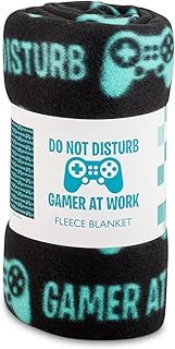 Sass Party & Gifts Kids Football Fleece Throw Blanket - Great Gift For A Football Fan's Bedroom