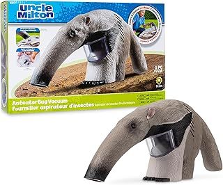 Uncle Milton | Ant Eater Bug Vacuum 2.0 | Live Ecosystem Ant Habitat, STEM Educational Kids Toy, Study Behavior at Home & School | Basic Fun 14998, Red