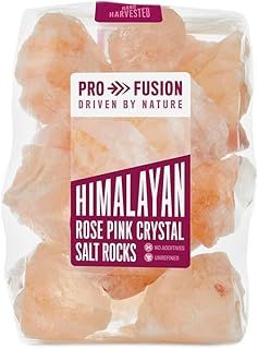 Profusion Organic Himalayan Rose Pink Salt Rocks 1 kg