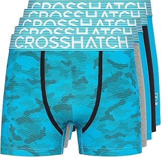 Crosshatch Mens Boxers Shorts (5 Pack) Multipacked Underwear Gift Set AMBERSAND
